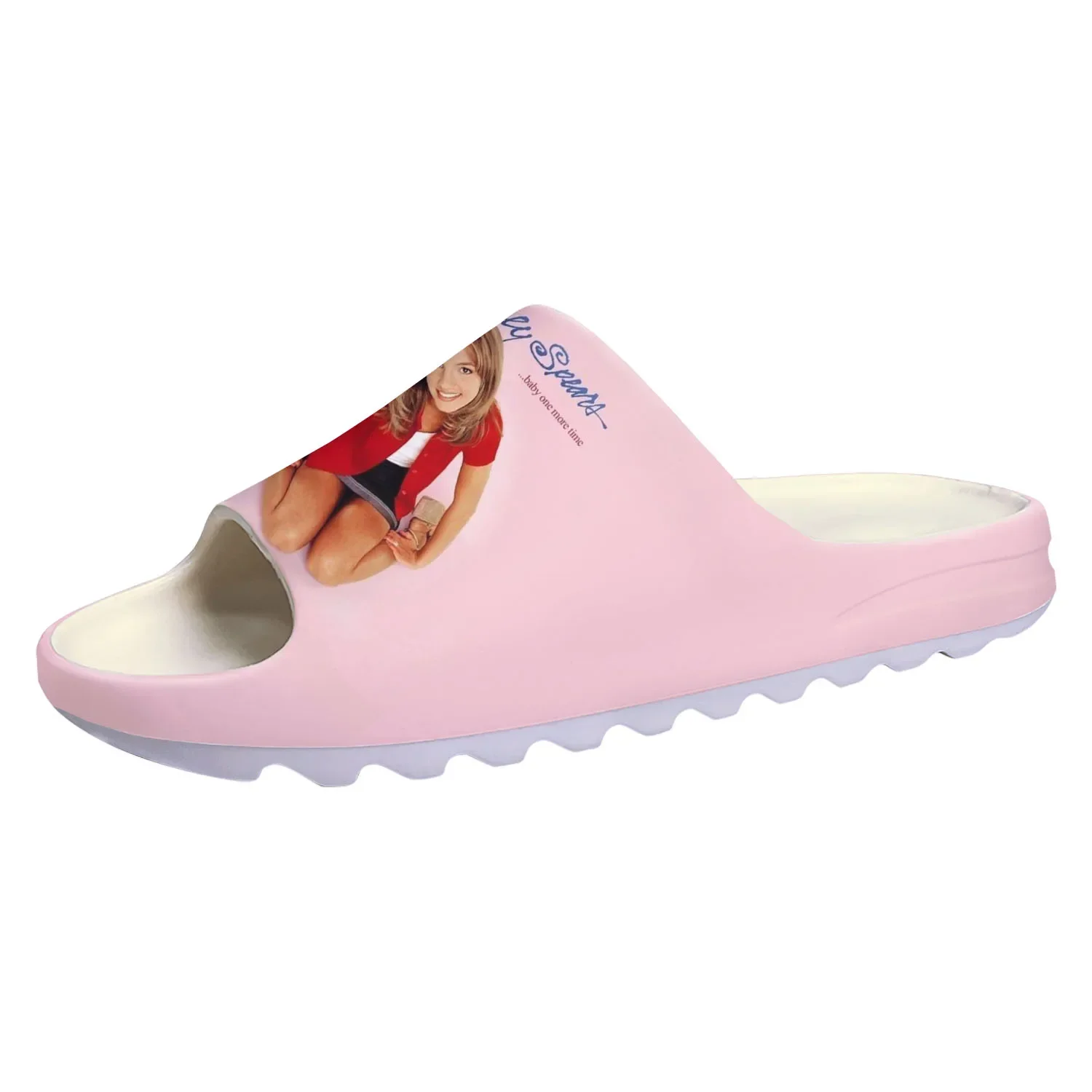 Britney Spears Soft Sole Sllipers Home Clogs Step on Water Shoes Mens Womens Teenager Customize Bathroom Beach on Shit Sandals