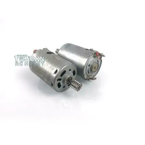 HENG LONG One Pair High Speed 380 Motor For RC Tank Boat Model Gearbox TH00634-SMT4