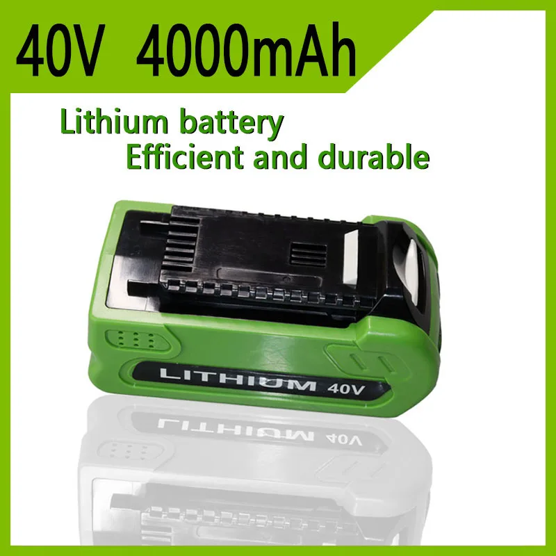 

Rechargeable Battery For Greenworks 40V 4000mAh 29252,22262, 25312, 25322, 20642, 22272, 27062, 21242