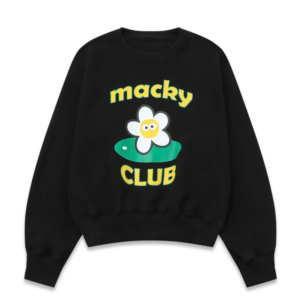 MACKY GOLF 2024 Y2K Clothing Korean New Women\'s Pullover Spring and Autumn Fashion Golf Wear Women\'s Golf Sweatshirt Goth Bts