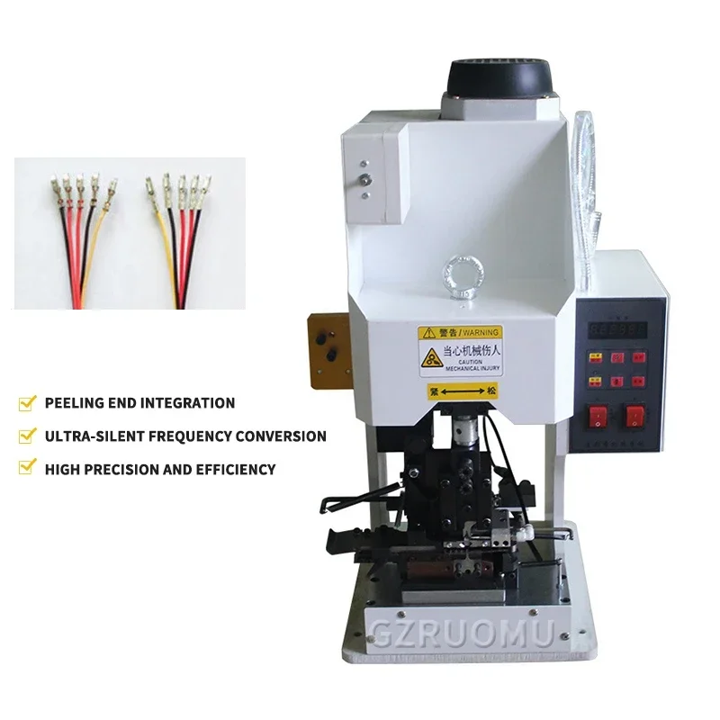 JDC-B001 Peeling Striping Cutting Machine 2000N 1-7MM Terminal Crimping Machine Automatic Cutting Cable Crimping And Peeling