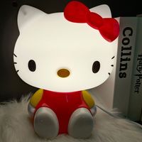 Animation peripherals Hello kitty plug-in table lamp Hello Kitty Moon dormitory bedroom bedside night light Hello kitty