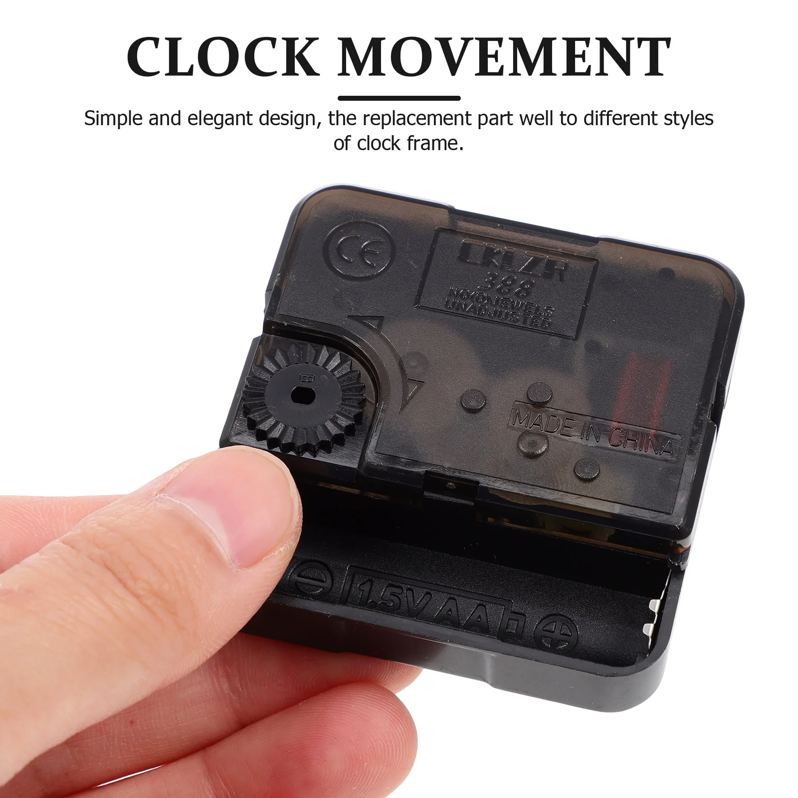 Mecanismo de reloj de cuarzo, movimiento de reloj de barrido, relojes de pared, suministro DIY, silencioso mecánico