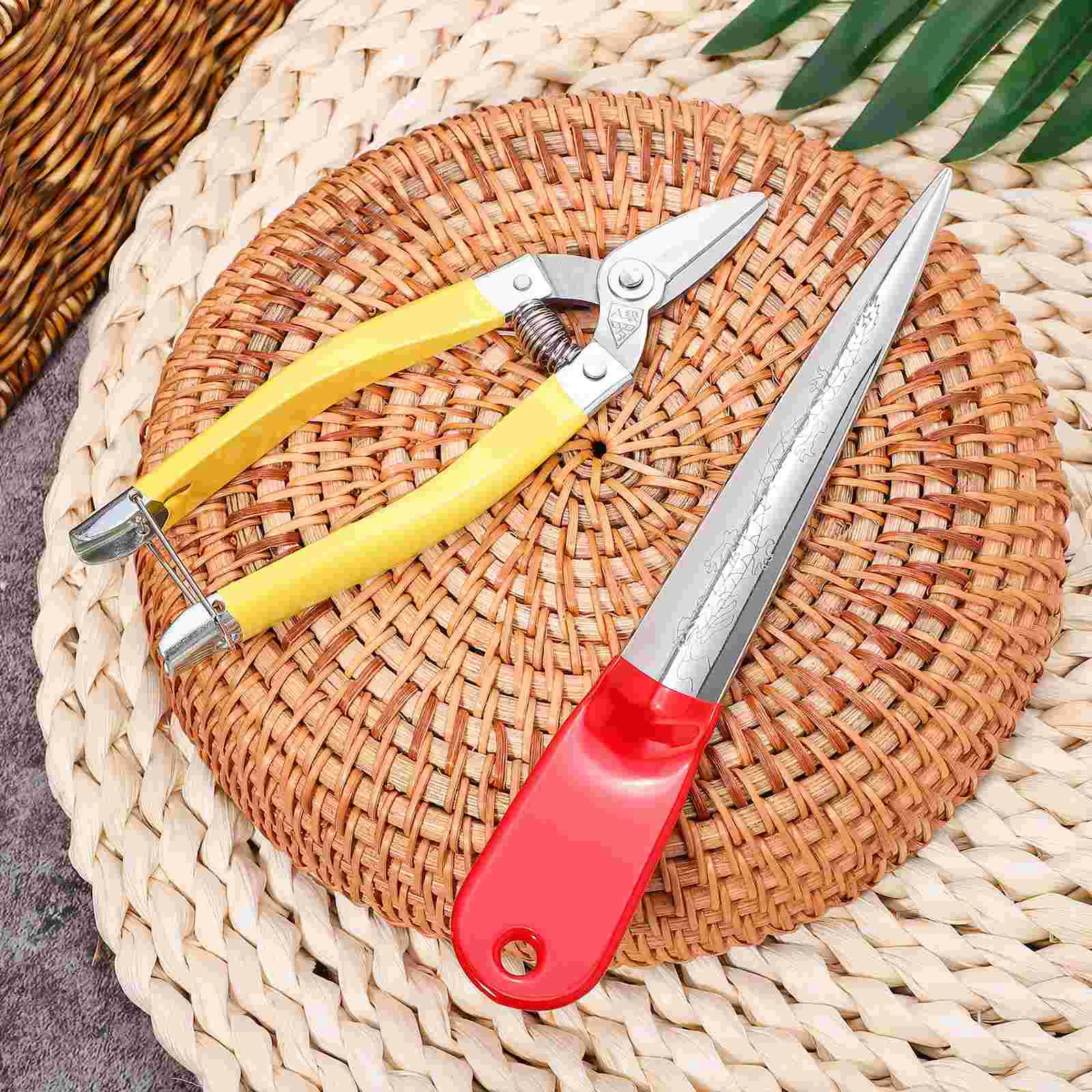 Rattan Weaving Tools Basket Repairing Kit Furniture Pick Wire Cutters Wicker Chair Trim Pry Bar Baskets Supplies