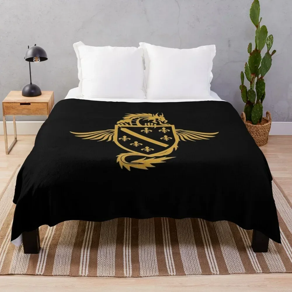 Ljuti Krajisnici Logo - Gold Throw Blanket Stain Resistant Cozy Warm Blanket