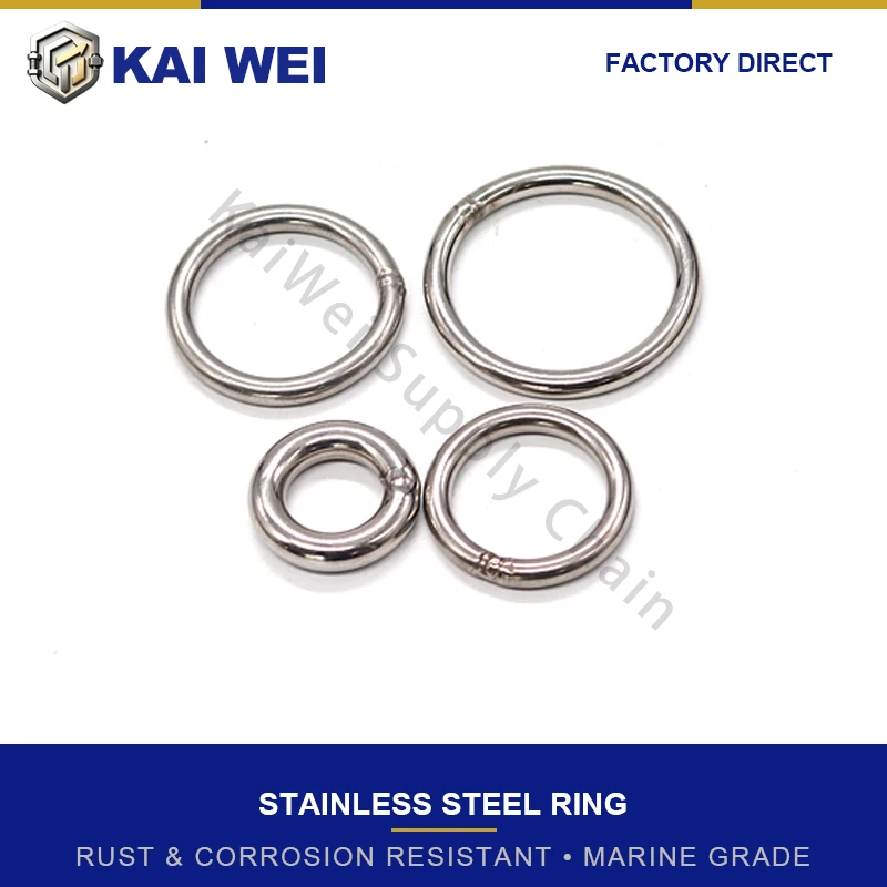 304 roestvrij staal, massief gelaste O-ring, heavy duty, roestbestendig, yoga-riemring, handyoga-ring, buitenhanglus, fitness.