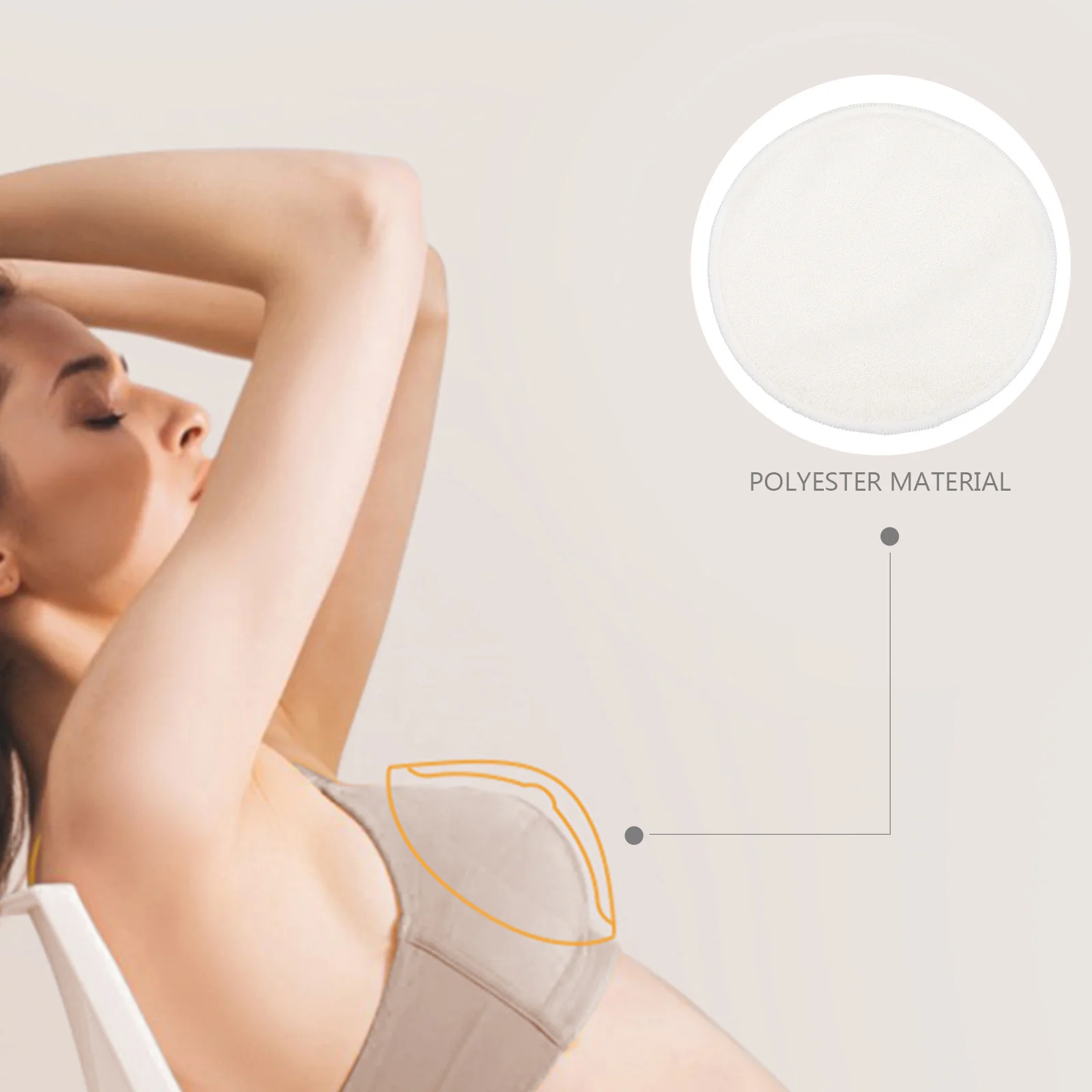 

8Pcs Washable Nursing Pads Cotton Reusable Leak Proof Soft Breast Pads for Postpartum Breastfeeding Moms Nursing Pad