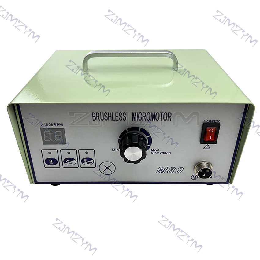 High Speed 70000/90000RPM Brushless Motor Micromotor Polishing Machine with Handpiece Jewellery Engraving Micromotor 220V