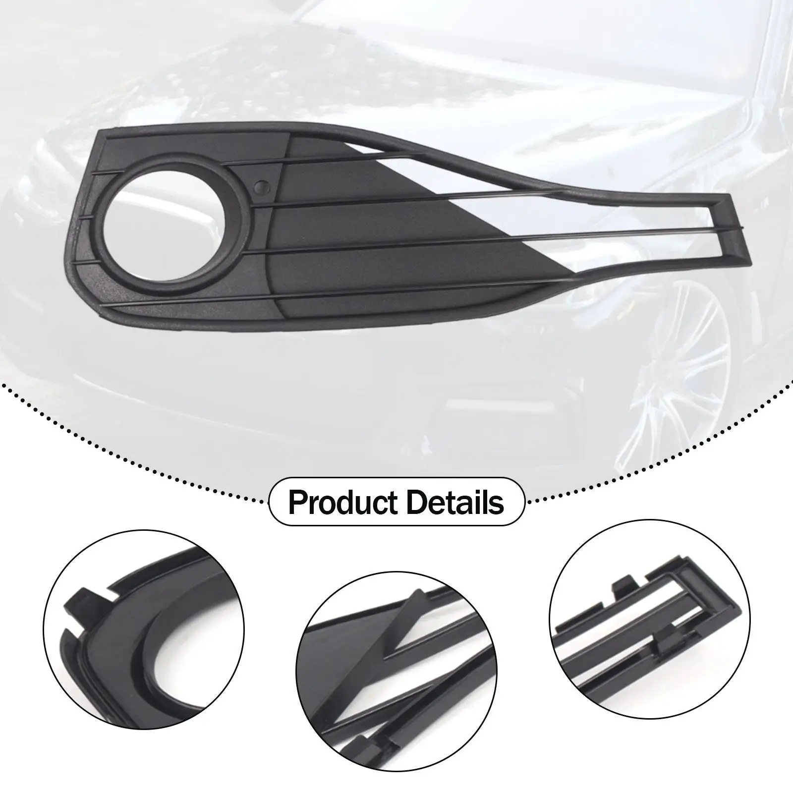 Right Fog Light Trim Automotive Exterior Accessory Professional Spare Parts Replaces for BMW 4 Series F32 F33 F36 14-20