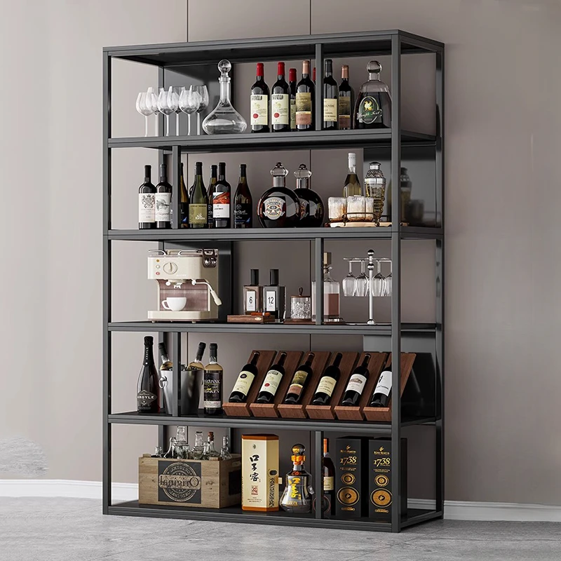 

Whiskey Display Multifunctional Kitchen Cabinet Bar Liquor Modern Nightclub Furniture Wall Wine Shelf Simple Wijn Kast Storage