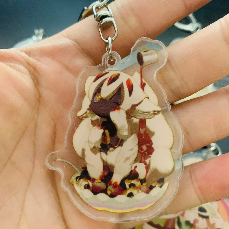 6CM Anime Made in Abyss Character Model Cosplay Acrylic Key Chains Bag Pendant Decorative Accessories Key Ring Fans Xmas Gifts