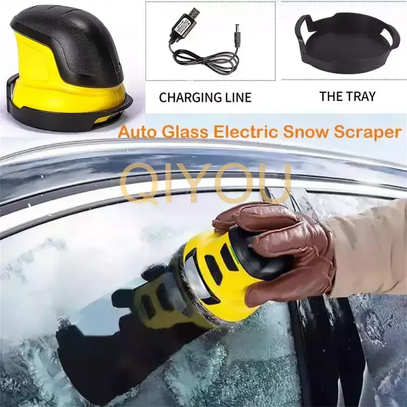 

Winter Car Windshield Ice Scraper Glass Snow Brush Rechargeable Deicing Device Frost Remover Winter Clean Tool Car Accessories