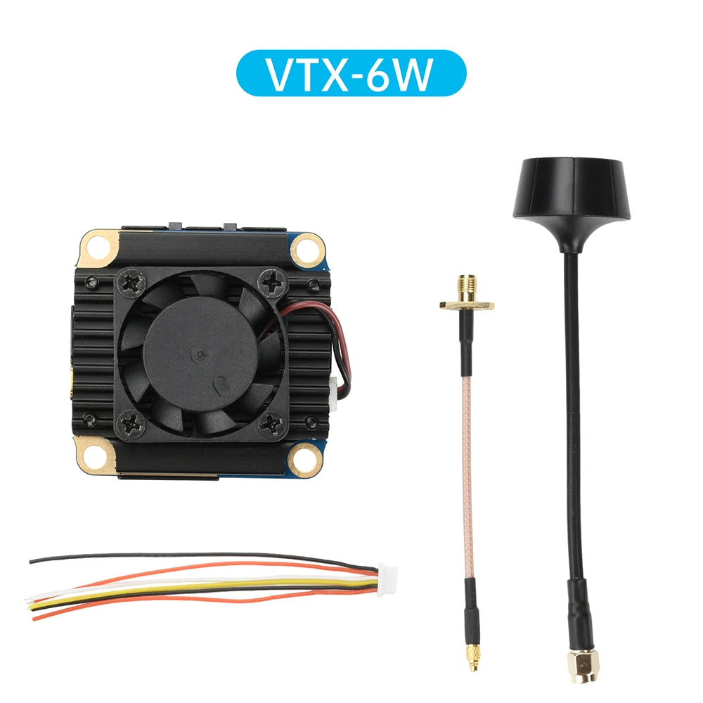 3.3 جيجا هرتز 4 واط 6 واط VTX/VRX جهاز إرسال الفيديو 16CH استقبال عدة محاكاة وحدة نقل الصور ل FPV RC سباق الطائرة بدون طيار