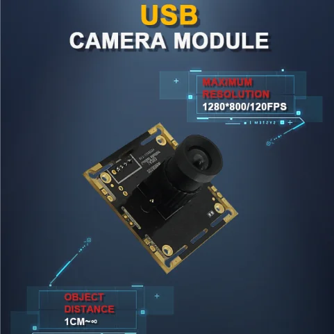 1Mp Ahd Camera Ov9281 Dual Night Vision Camera Usb Mini Ethernet Camera Module