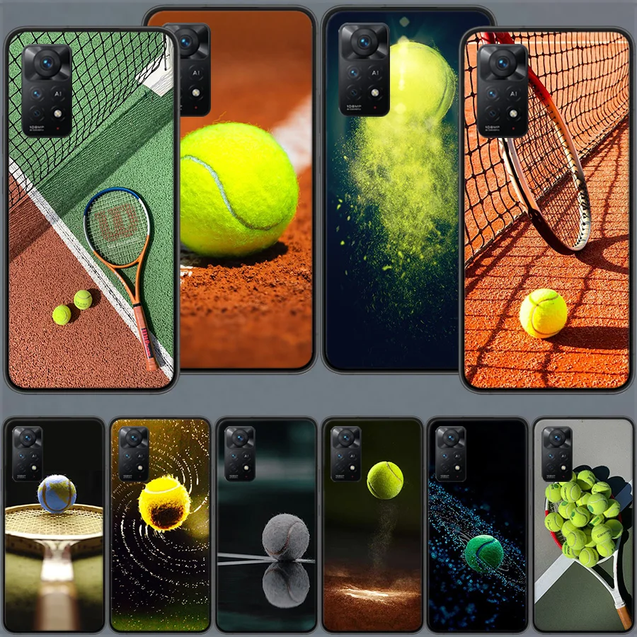 Tennis Sport Phone Case For Redmi Note 13 5G Plus Capa 12 12C 10A 10C 10 9A 9C 9T 9 8A 8 K70 K60 Pro Xiaomi A2 Lite 7A 7 6A 6 Co