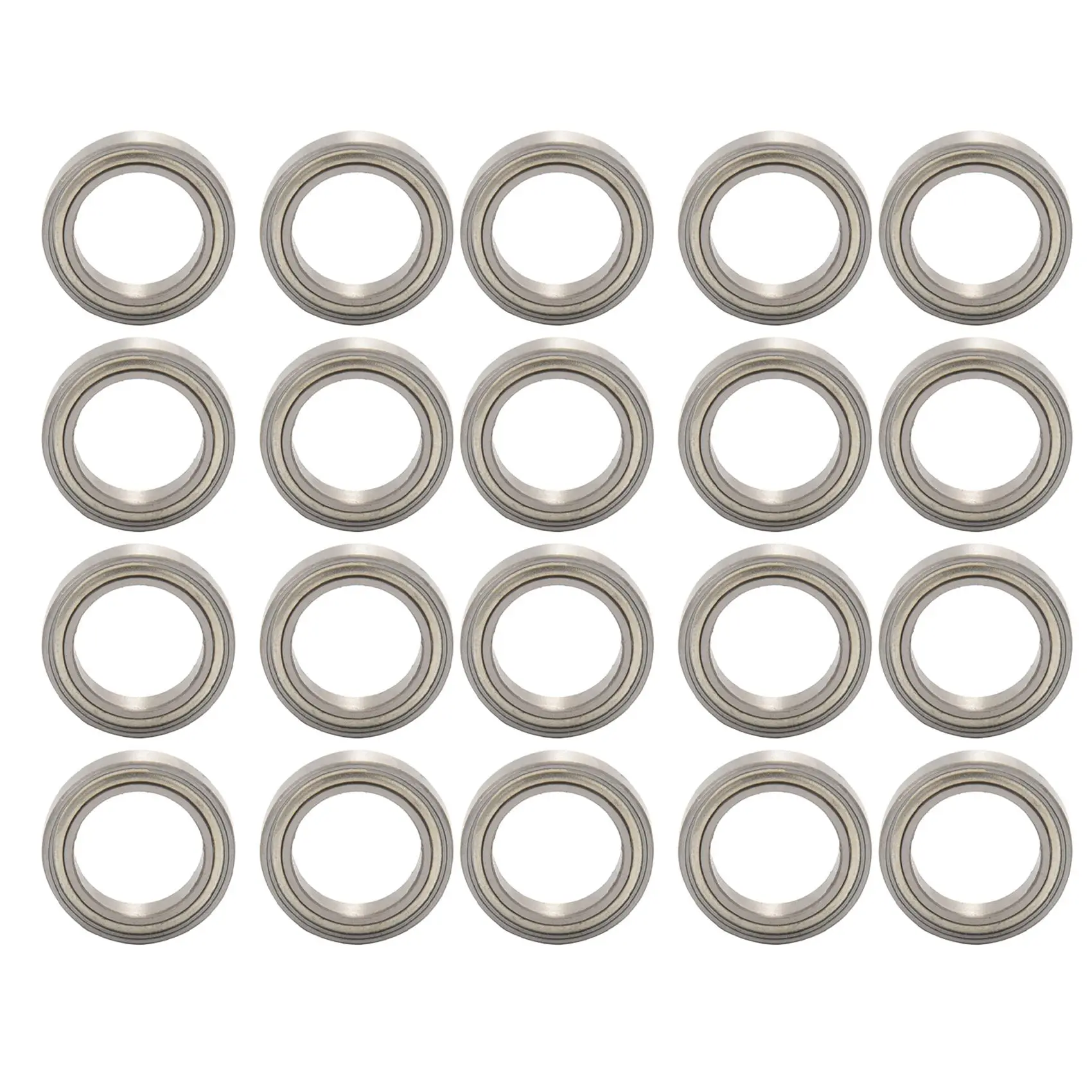 

20Pcs Miniature Sealed Metal Shielded Metric Radial Ball Bearing Model: 6701 ZZ 12X18X4MM