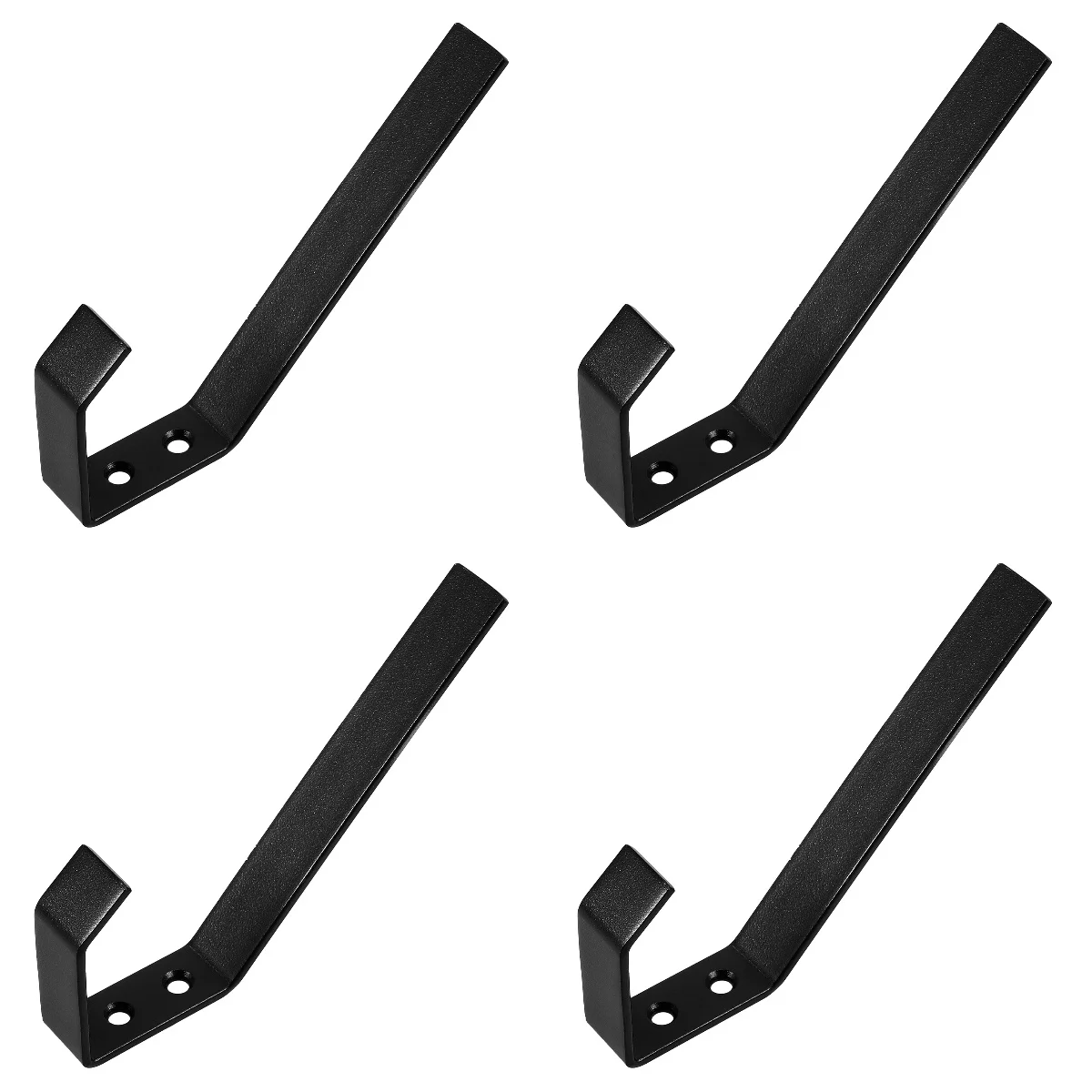 4 Pack Hanger Motorcycle Helmets Wall Hanging Hat Display Rack Holder Hook up Black