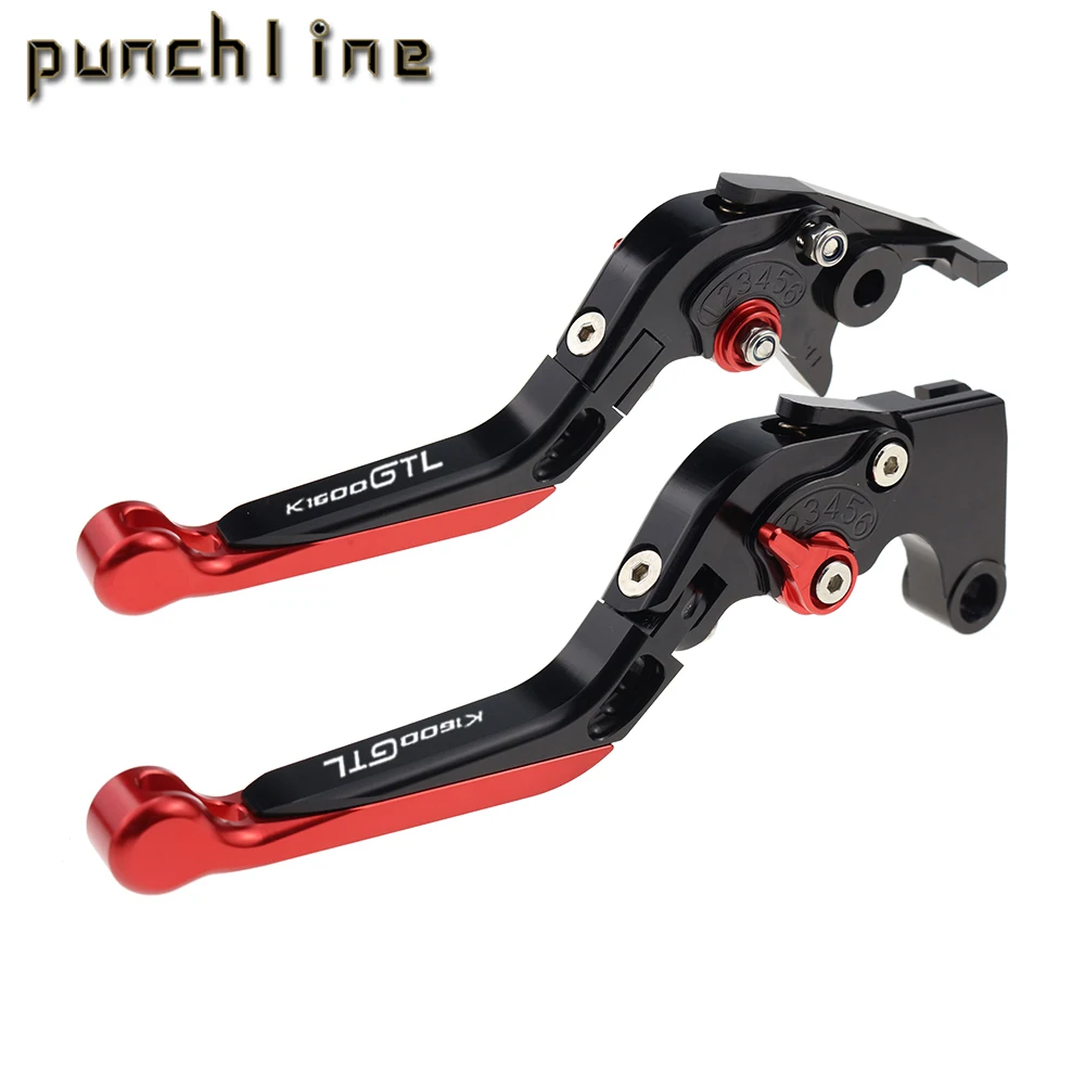 Fit For K1600 GT K1600 GTL B 2017-2022 Folding Extendable Brake Clutch Levers K1600GT 2018 Motorcycle CNC Accessories Handle Set