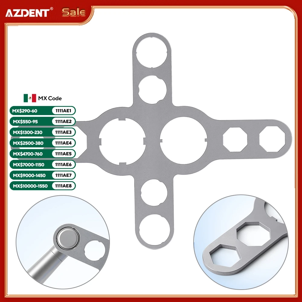 

AZDENT двигатель для зубного имплантата и высокоскоростной наконечник, ключ, картридж, вал ротора, шпиндель, задняя крышка, инструмент для удаления ремонта