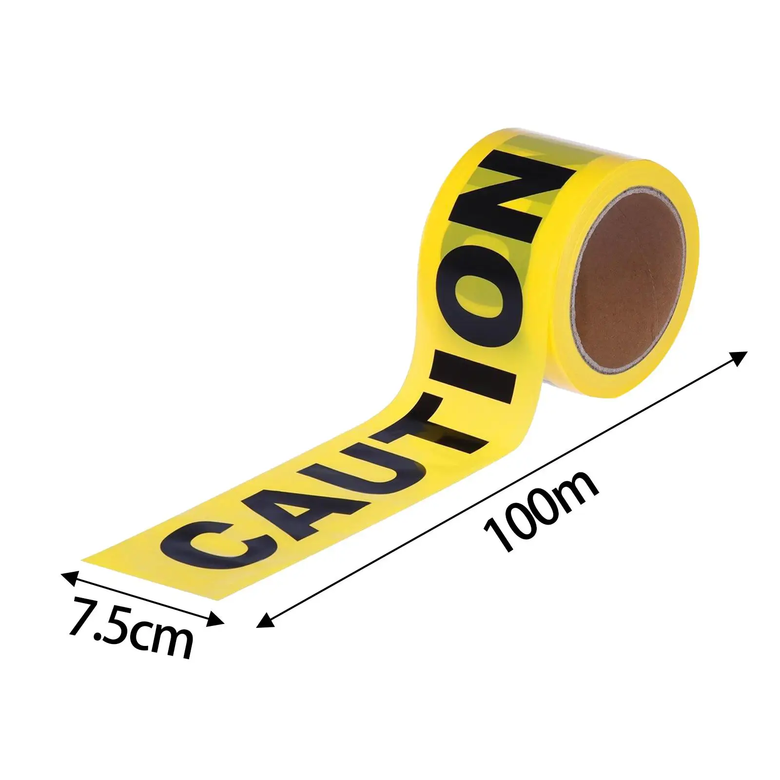 Caution Tape Hazard Tape 3inch Black Yellow 328ft Safety Warning Tape for Danger Zones Crime Scenes Danger Area Workplace Police