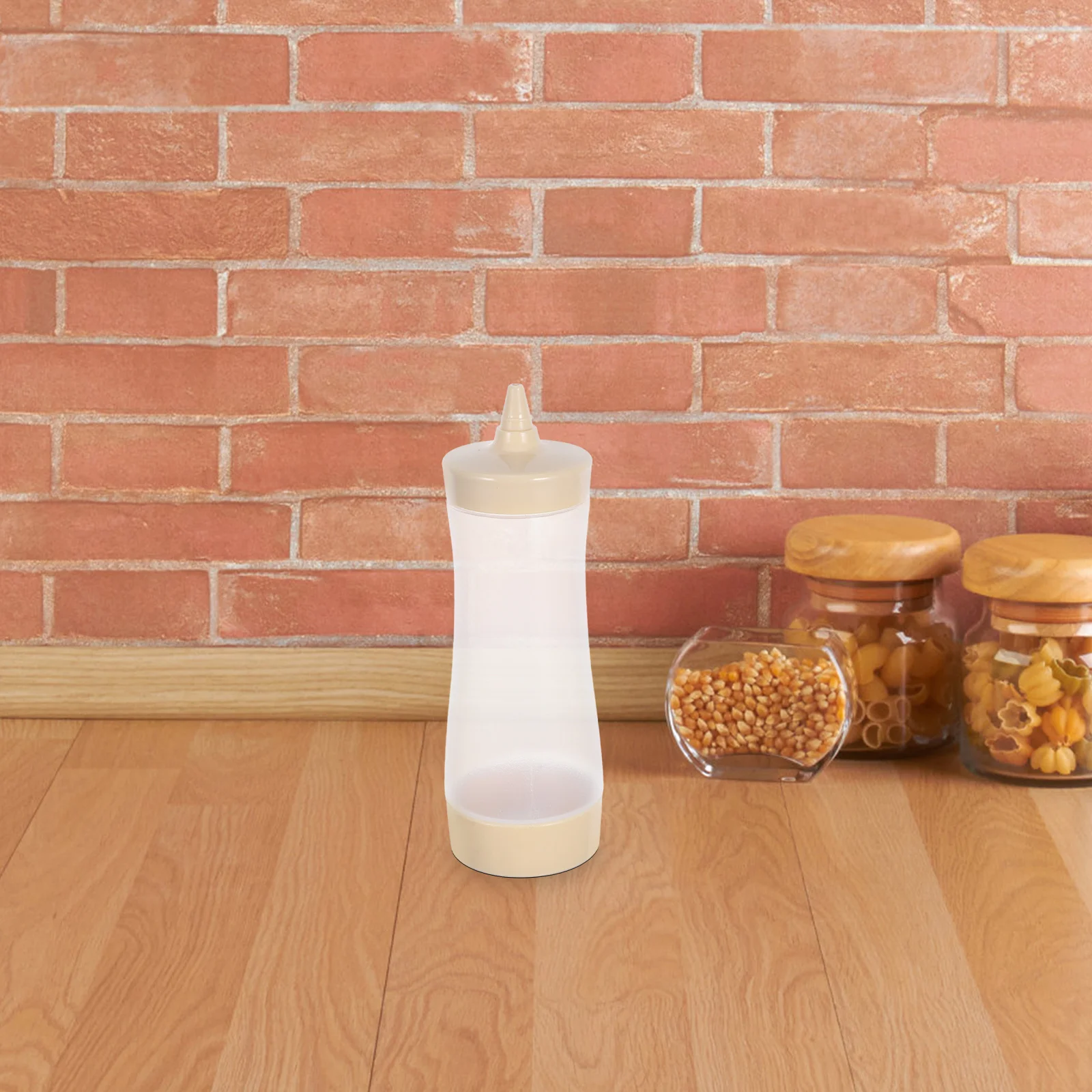 

3PCS Squeeze Sauce Bottle Pink Castor Easy Pour Dispenser Ketchup Mustard Non Leak Kitchen Helper