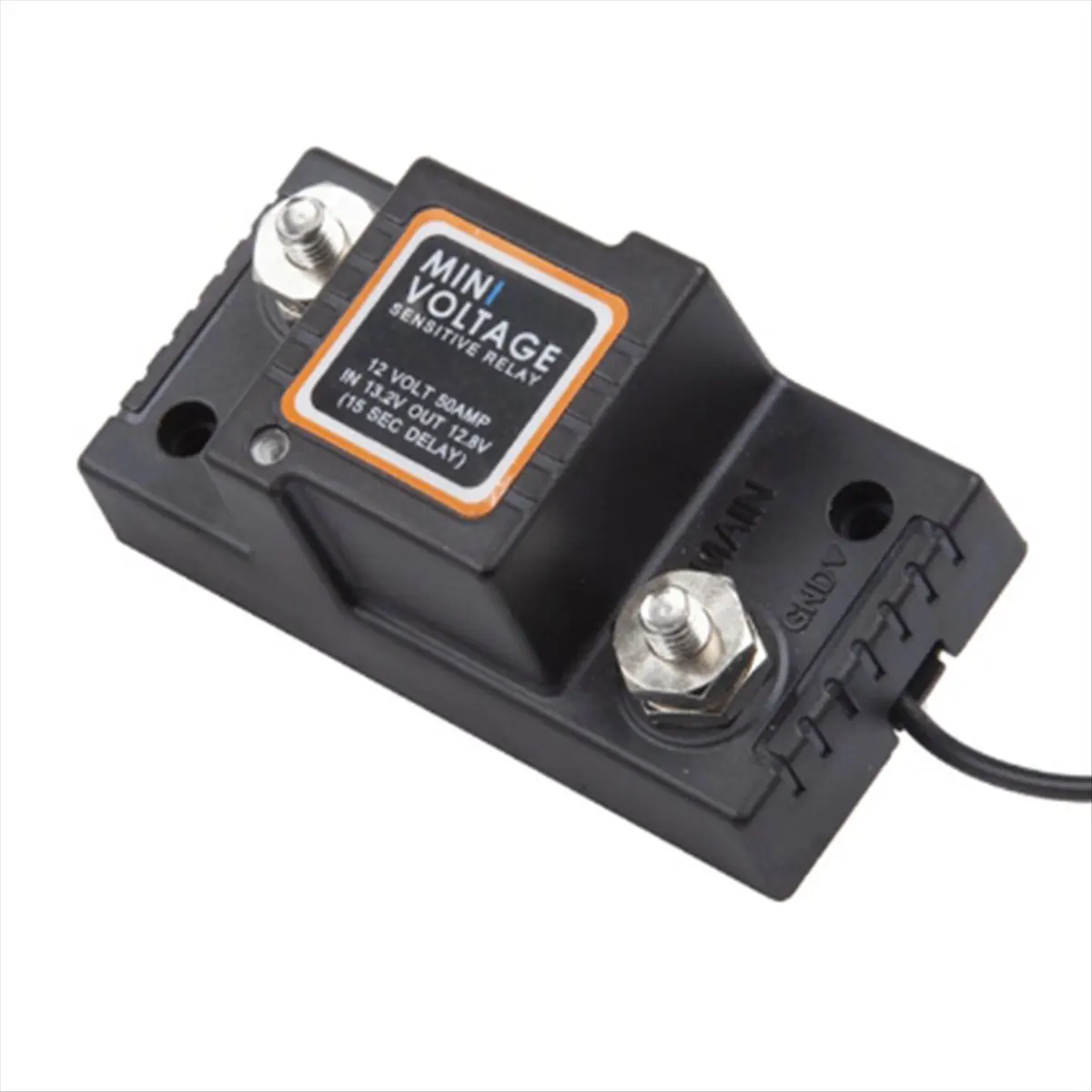 Compatible Voltage Sensitive Split Charge Relay VSR 12V 50A for Motorcycle Kart Car UTV ATV Smart Battery Dual Isolator Charge