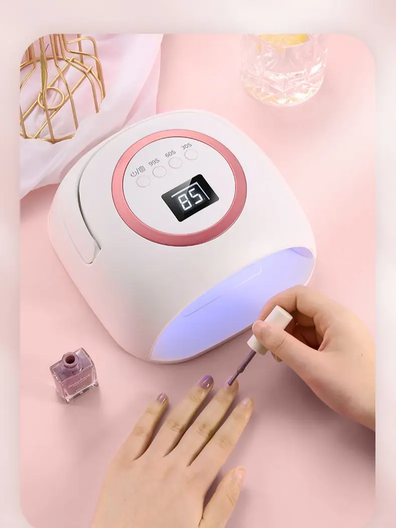 Profissional secagem rápida UV lâmpada LED prego, secador de unhas, lâmpada de mesa para salões de unhas, secador, 3 temporizador