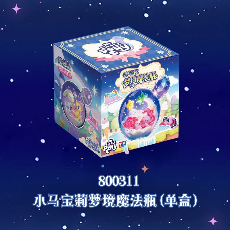 

Подлинная Kawaii My Little Pony Dream Magic Bottle Twilight Sparkle Rainbow Dash Pinkie Pie Applejack слепая коробка подарок на день рождения игрушки