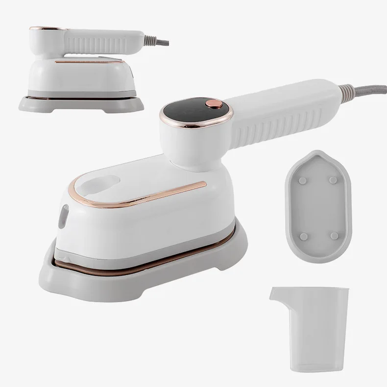 Handheld Steam Iron Foldable Garment Steamer 1200W Power Portable 3 Speed Steamer LCD Display Touch Screen Rotary Electric Iron