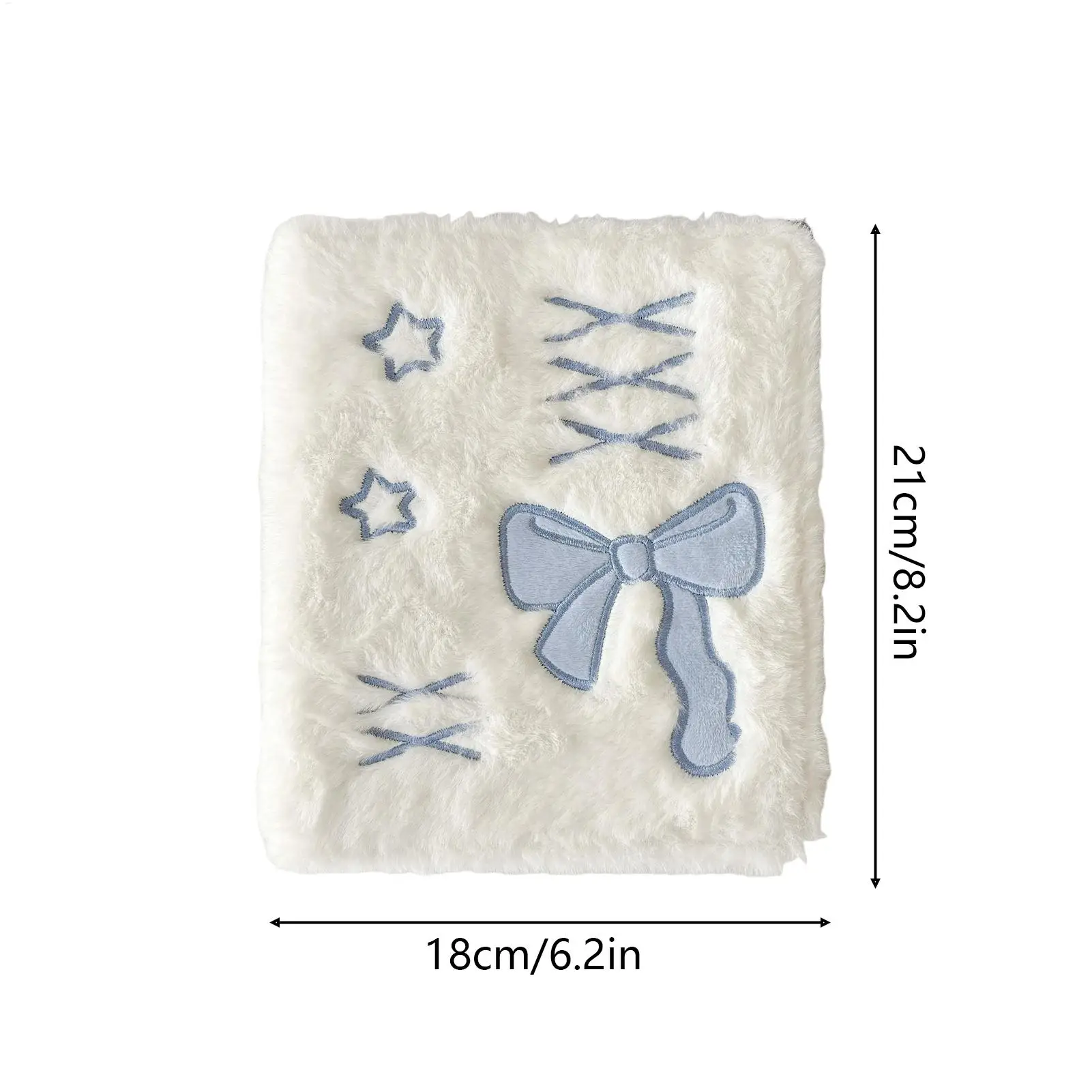 Pasta de cartão de pelúcia a6, adesivo, coleta de cartão, notebook com páginas internas, pasta de fotos portátil para recibos, bilhetes, projetos de artesanato