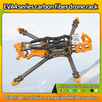DIY FPV carbon fiber 4-inch UAV Drone XH/DC frame compatible with DJI O3 O4 no display propeller blades