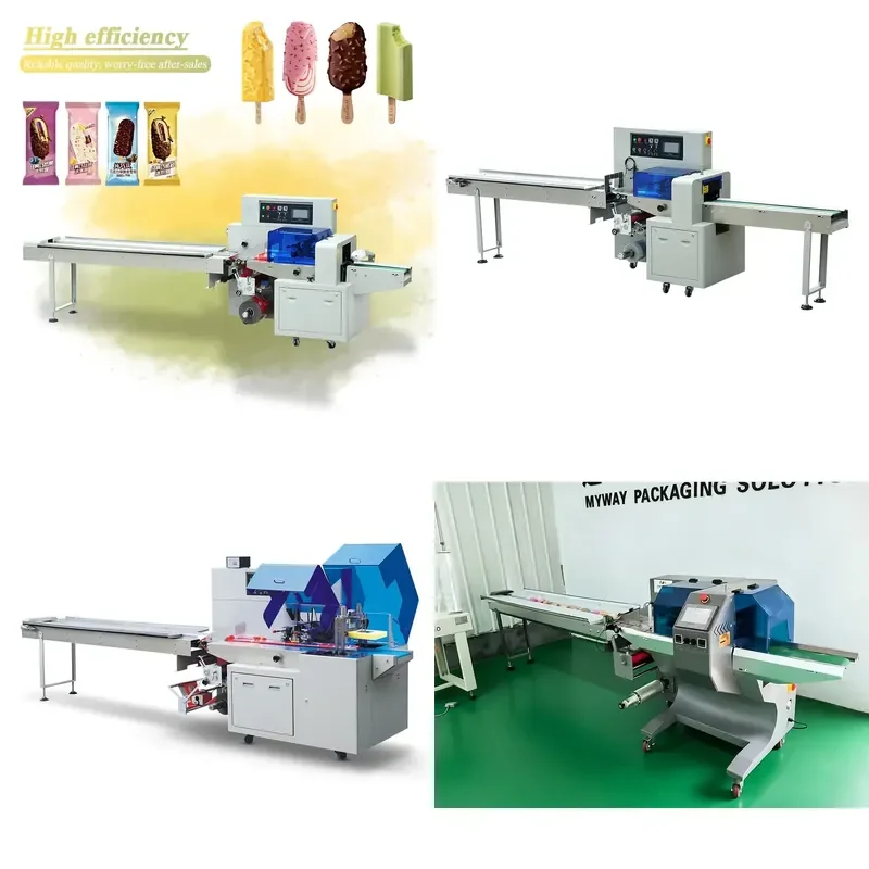 SFW Certificate Automatic Horizontal Pillow Packing Machine with Continuous Sealing and Cutting