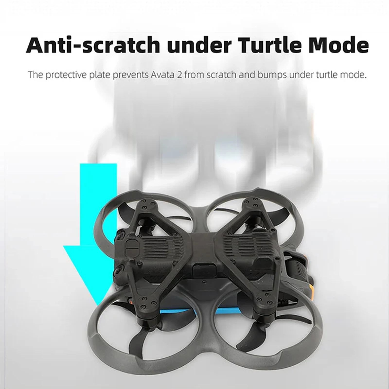Sunnylife Propeller Guard for DJI Avata 2 Anti-collision Bumpers Protection Guard Ring Protectors Drone Top Cover Shell Parts