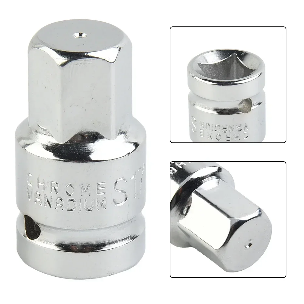 Hex Shank Special Oil Pan Screw Socket Wrench Hexagonal Head For Auto Repairing Hand Manual Tools 1/2inch 17mm