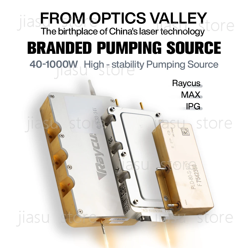 

1000W Laser Diode Pump Source, Raycus MAX Compatible Full Power Laser Source, 0.5M Optical Fiber, High Photoelectric Conversion