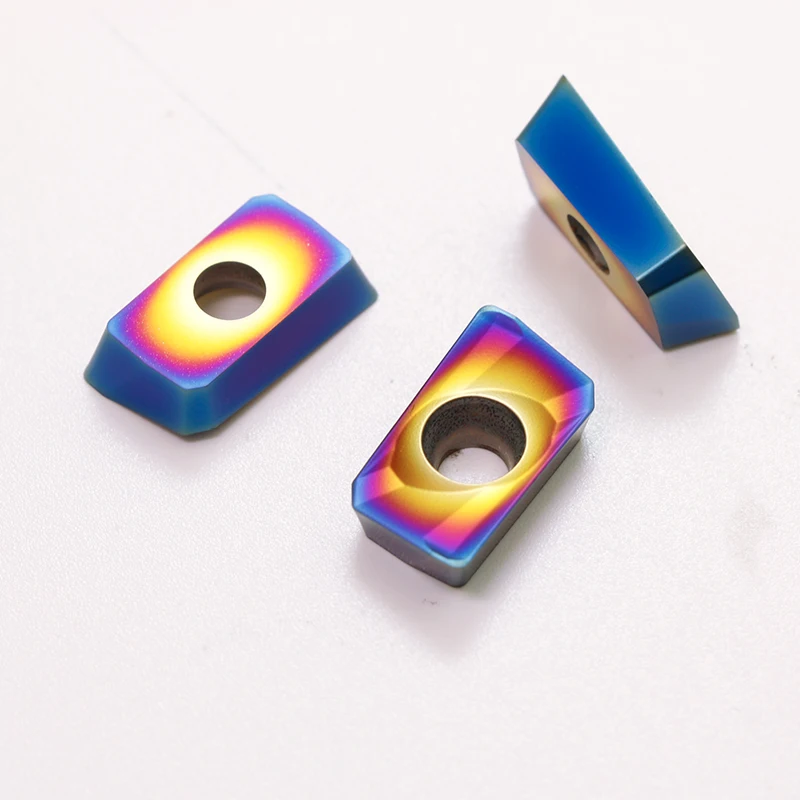 Hochharte Spezialfräseinsätze für gehärteten Stahl APMT1135 APMT1604 R5 R6 Nano Blue Hartmetalleinsätze – Detail 10