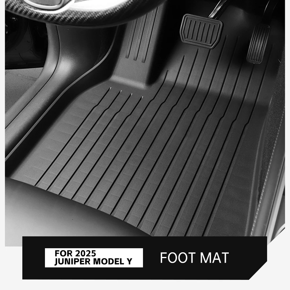 سيارة الكلمة حصيرة مسند الظهر وسادة الجذع الوسادة ل تسلا نموذج Y Juniper 2025 2026 TPE مكافحة ركلة مكافحة الأوساخ وسادة اكسسوارات السيارات الداخلية #1