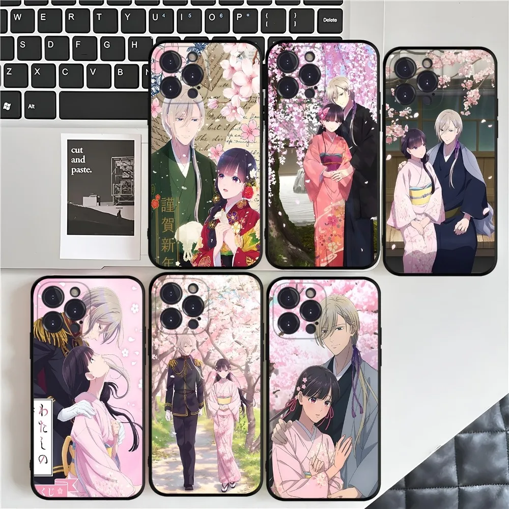 

Anime My Happy Marriage Phone Case For iPhone 16 15 14 11 12 13 Mini Pro XS Max Cover 6 7 8 Plus X Funda Shell