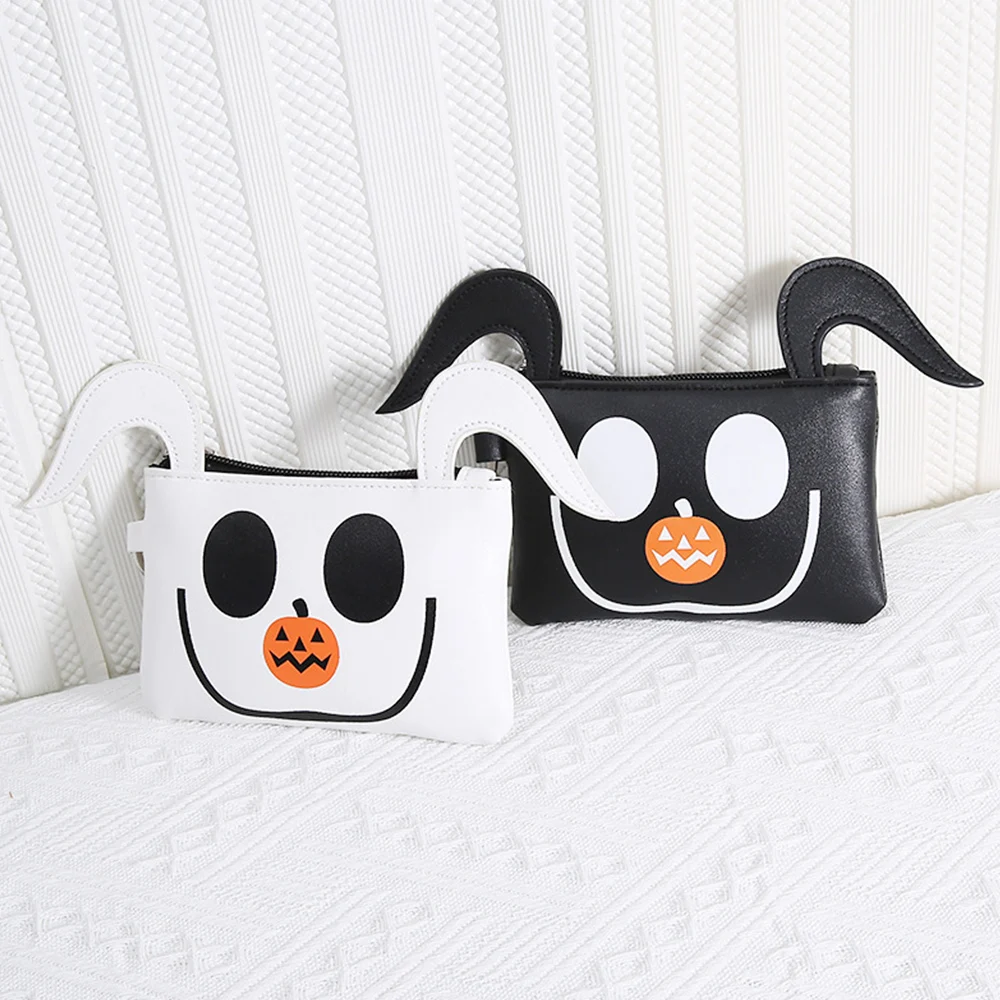 Funny Cute Coin Pouch Wallet Festival Party Girls Gift Halloween New Cartoon Coin Bag PU Leather Waterproof Keybag Purse