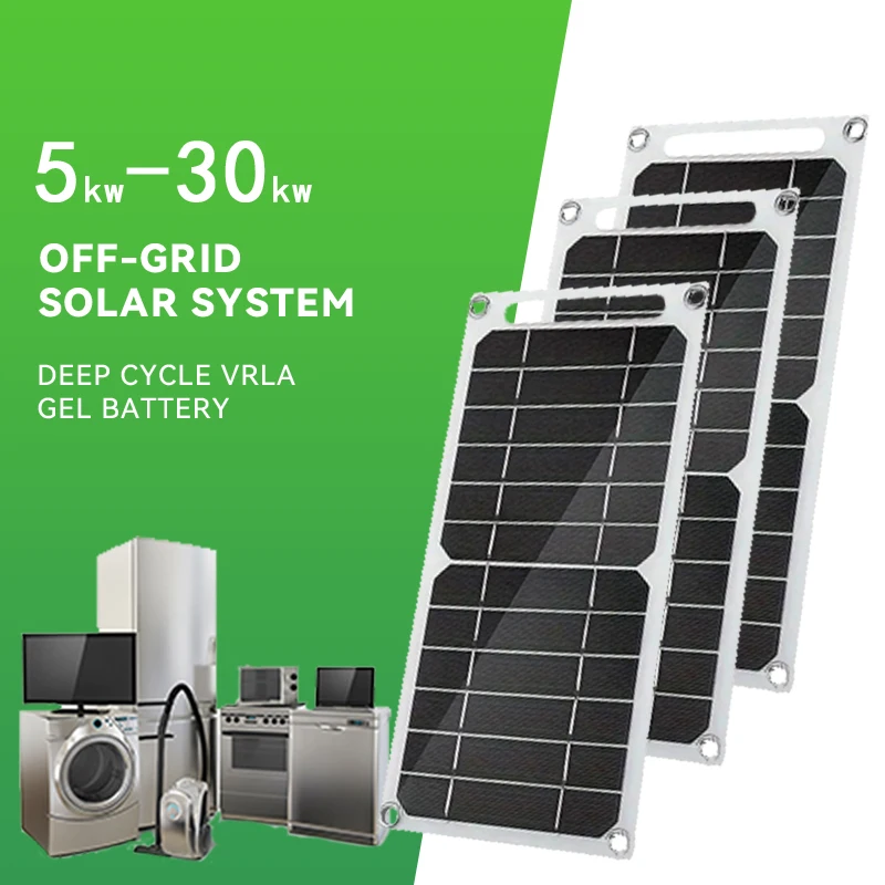 Nieuwe Thuis Zonnepaneel Systeem Omvormer 3.6kW tot 15kW bereik 10KWH tot 15KWH lithium-ijzerfosfaat batterij met controller