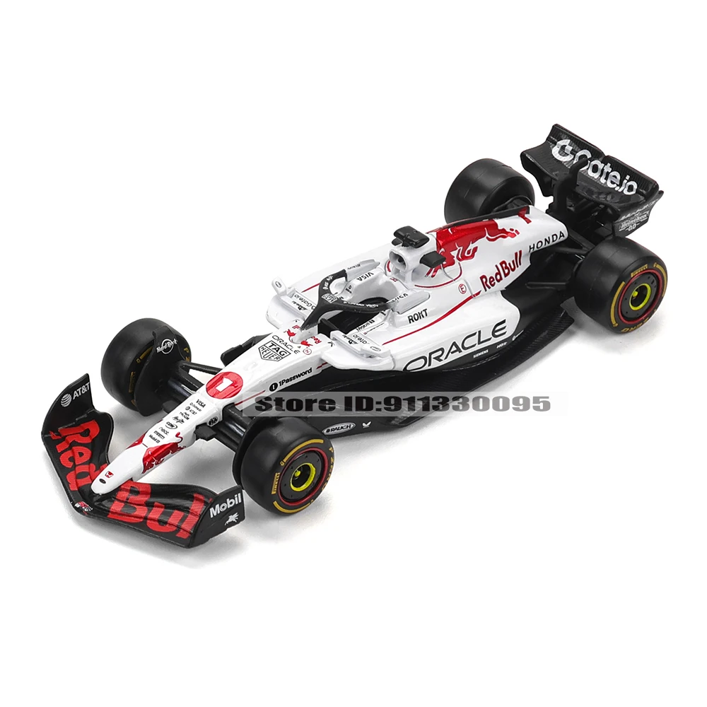 Bburago 1:43 Neue F1 2025 Red Bull Racing RB21 # 1 Verstappen # 22 Yuki Tsunoda Legierungsmodellauto Druckguss-Modellspielzeug – Detail 17