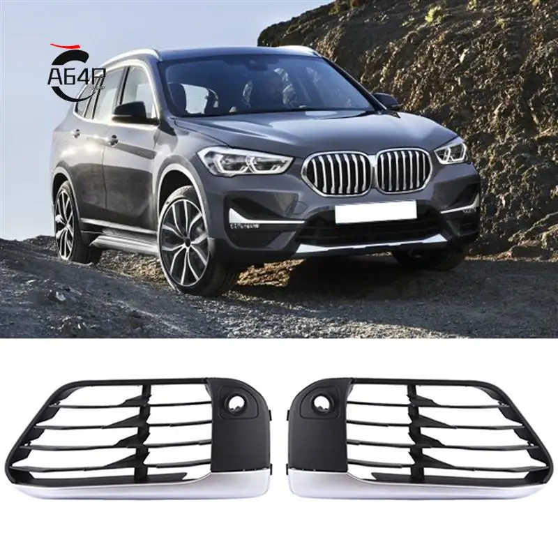 

A64P-51117453987 51117453988 Front Bumper Windscreen Front Bumper Outer Grille Left+Right Auto Car For BMW F48 X1 2016-2019
