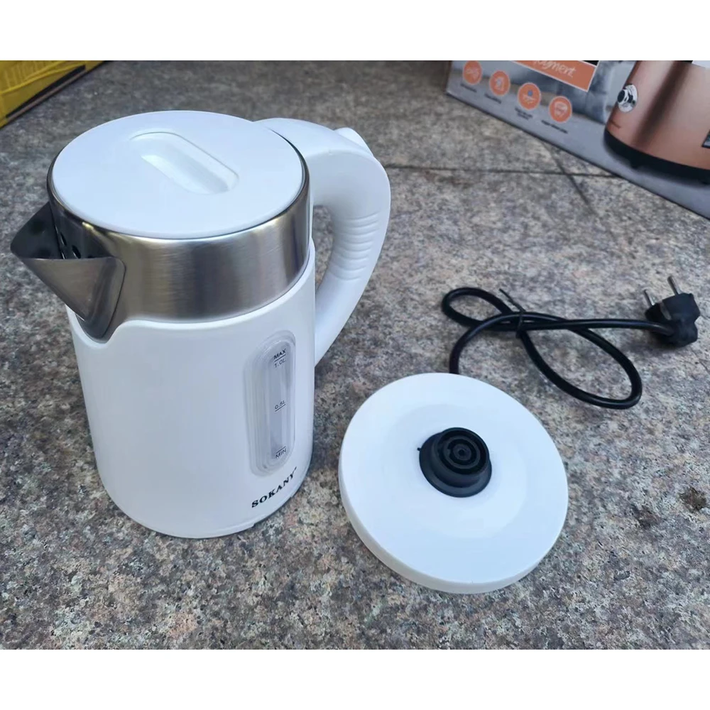 

220V Small Portable Office Dormitory Stainless Steel Electric Kettle Single Person Electric Kettle Rapid Heating Home Use 주전자