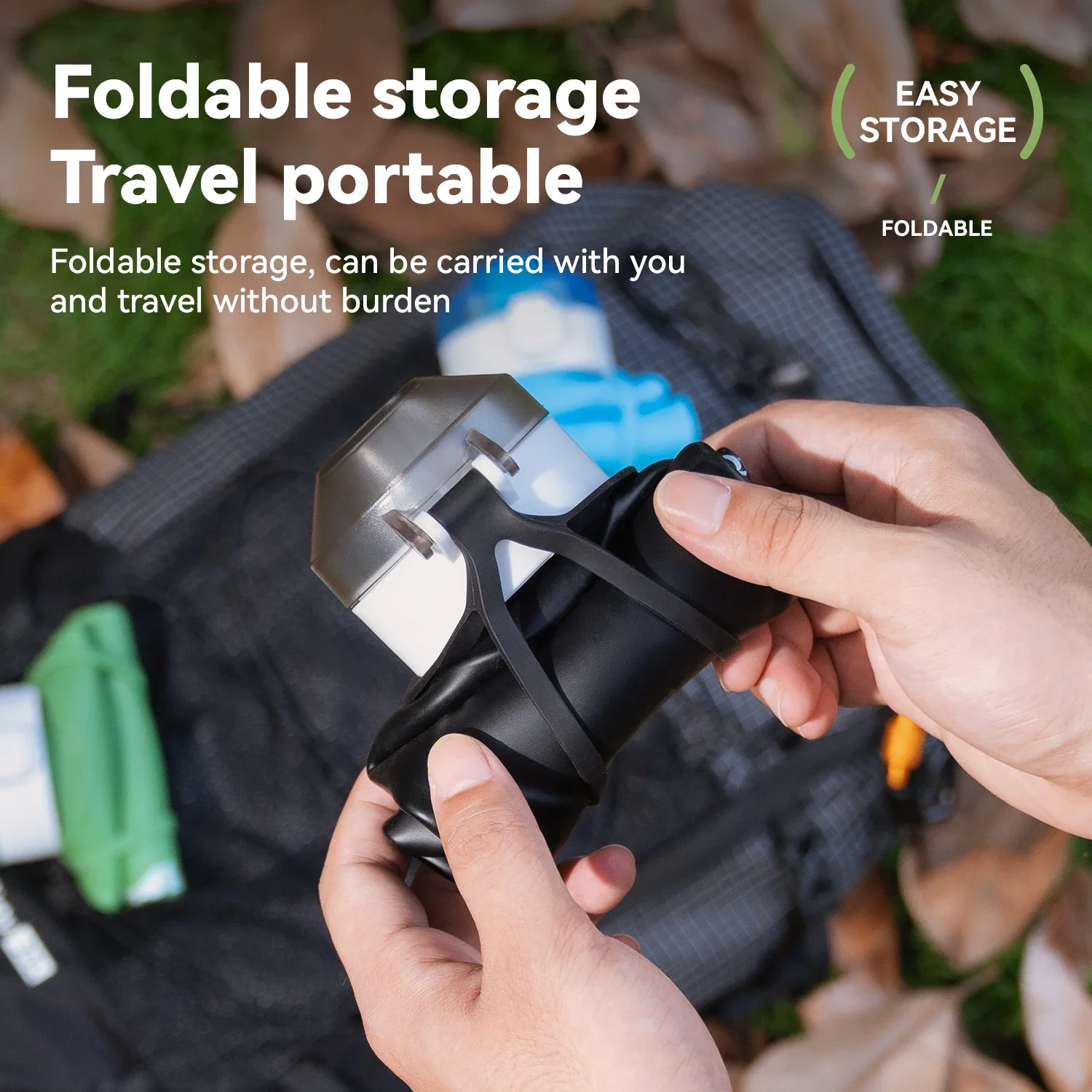 

Qunature силиконовая мягкая бутылка для воды, пищевая спортивная сумка для хранения воды для езды на велосипеде, бега, фитнеса, складная чашка с наклонным горлышком