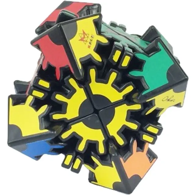 Meffert's David Gear Cubo magico Cubo di velocità Puzzle a forma strana Cubo senza adesivi Puzzle Giocattoli