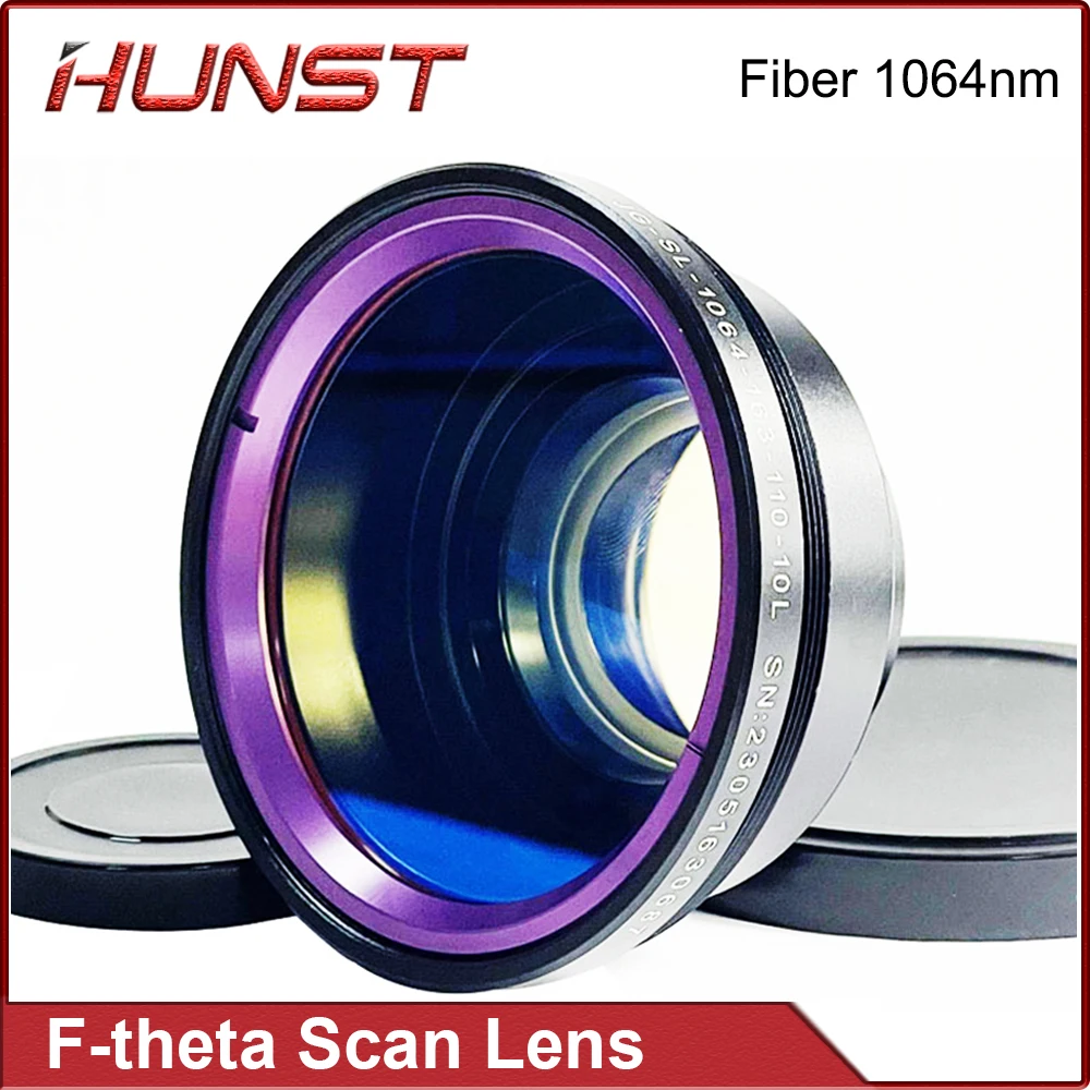 HUNST F-theta Scan Lens Mount M85x1 1064nm Field Lens 50-400mm F80-525mm for YAG Optical Fiber Laser Marking Machine SpareParts