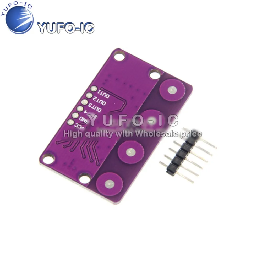 MCU-0401 4-bit Button Capacitive Touch Proximity Keyboard Select Self-locking Function good quality