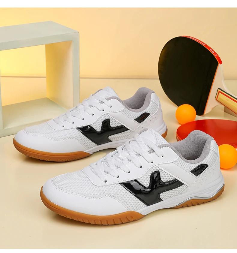 Professionelle Männer Badminton Schuhe Tischtennis Sport Volleyball Schuhe Ping Pong Atmungs Trainer Turnschuhe Sportschuhe – Detail 17