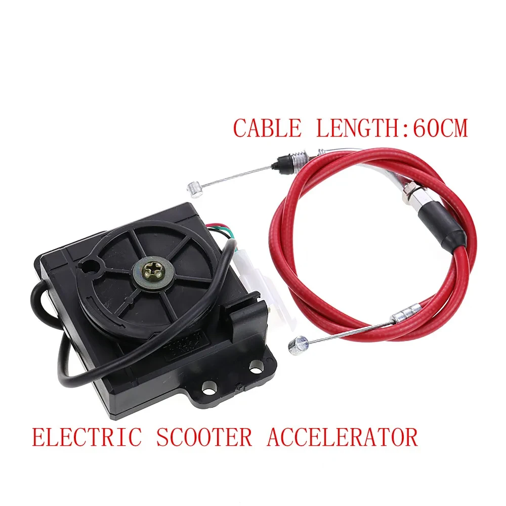 1 Set Electric Motorcycle Scooter Modificate Handle Sleeve Accelerator Line Unit with Cable Line for Akcnd Ncy Gp Throttle Grips