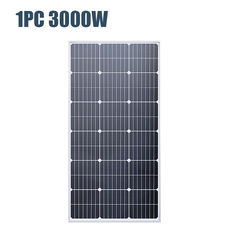 6000W Zonnepaneel 18V Hoge Efficiëntie 3KW Draagbare Power Bank Flexibel Opladen Outdoor Zonnecellen Voor Batterij Thuis RV Camping